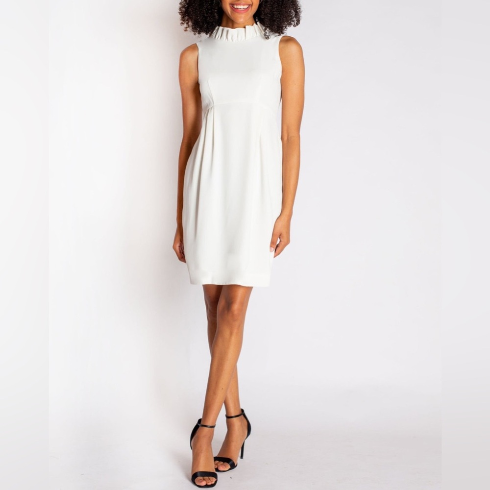 Camilyn Beth Ivory Dress with Ruffle Detail-Size 2 - Picture 3 of 12